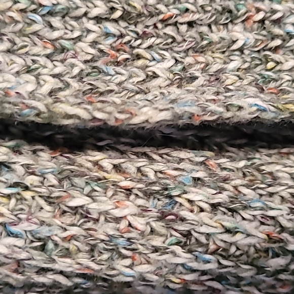 Cabi Travel Cardigan Sz M Heathered Green Chunky Preppy - Picture 7 of 12